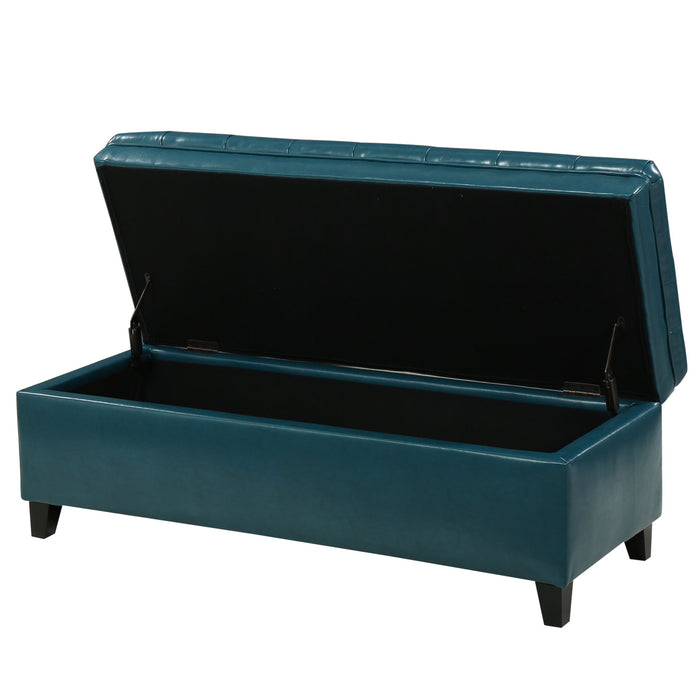 Juliana - Storage Ottoman With Birch Legs
