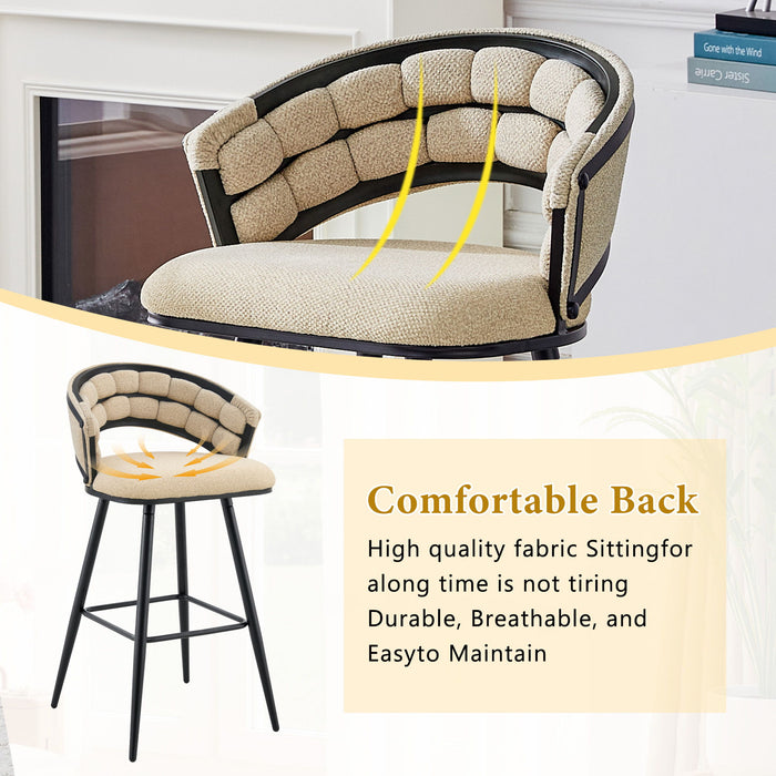 Bar Stools, Kitchen Island Counter Height Stools (Set of 2)