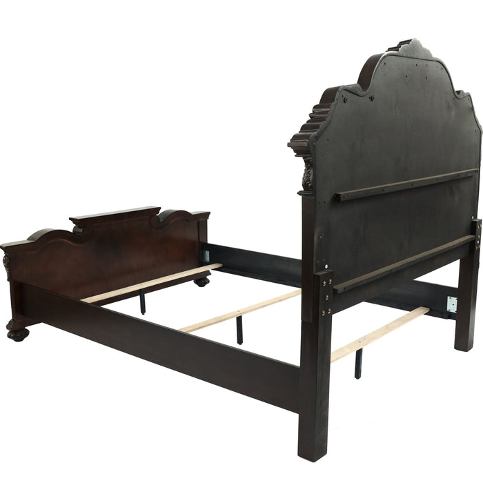 Bed With Carved Details