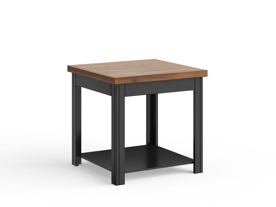 Side Table - Black / Whiskey