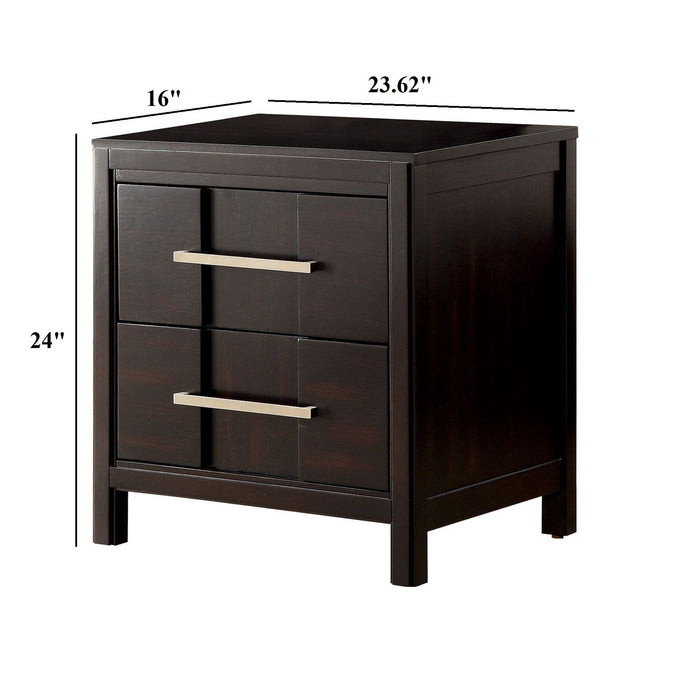 Nightstand With 2 Drawers Design