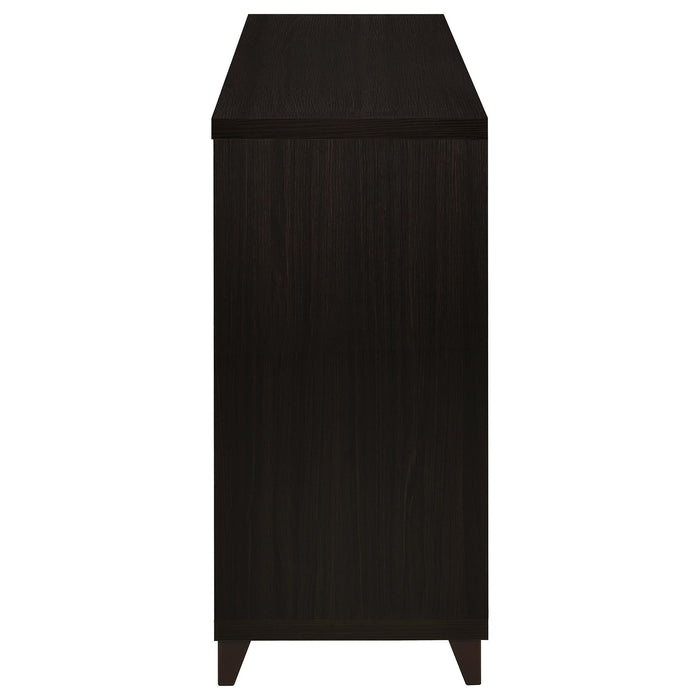 Nyler - 3 Drawer Rectangular TV Console - Cappuccino