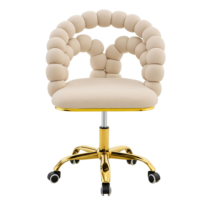 Puffy Bubble, Ball Chain Accent Chair With 5 Claw Casters