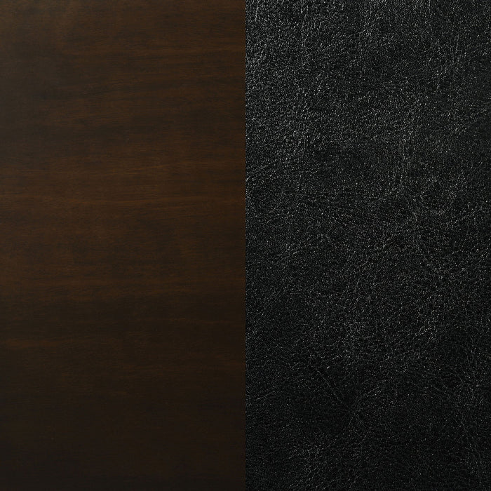 Finley - Square Counter Table With Storage Pedestal Dining Table - Espresso