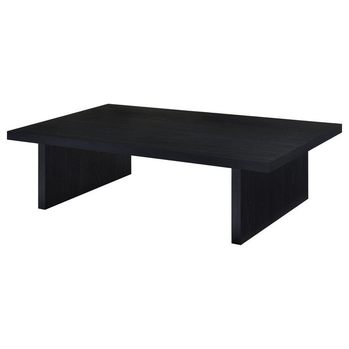 Caroline - 2 Piece Rectangular Coffee And End Table Set - Black