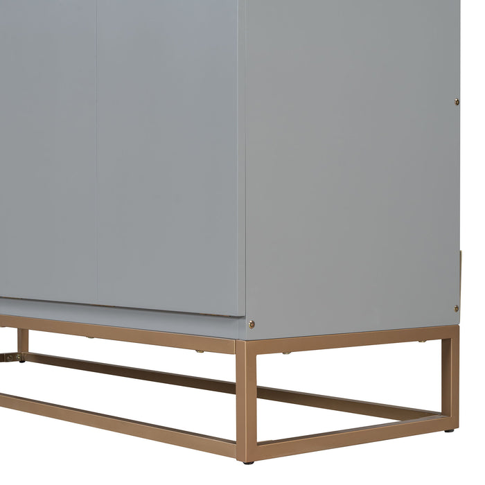 Murphy Bed With Iron Legs, Modern Design