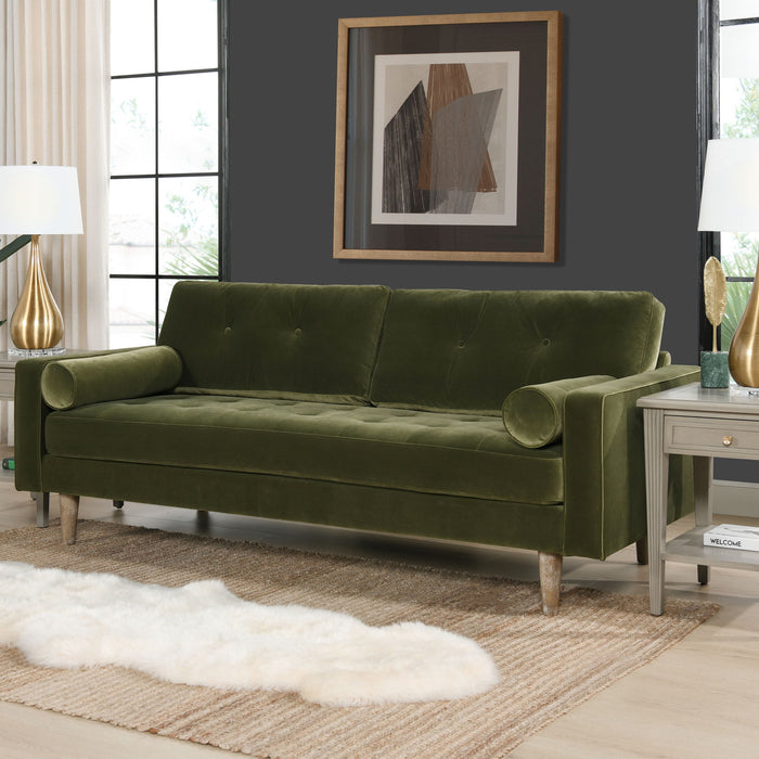 Nicholas - Mid-Century Modern Sofa - Olive Green