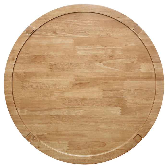 Isbell - Round Table With Storage Shelf