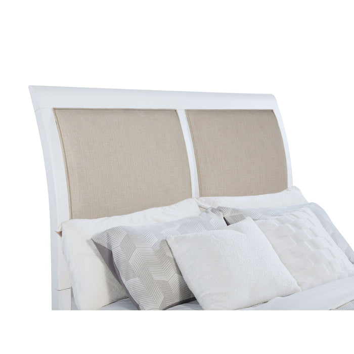 Talia - Queen Bed - White