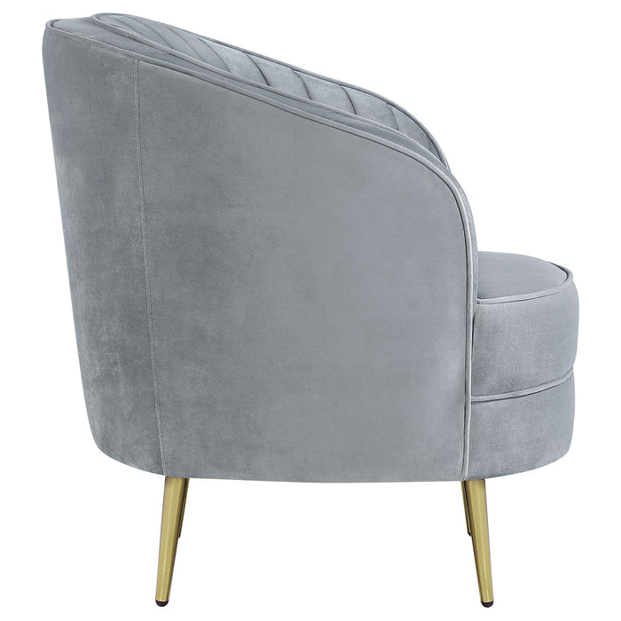 Tufted Upholstered Lounge Seating Chair