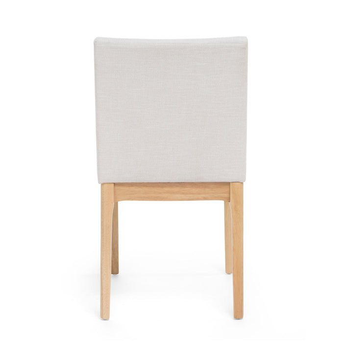 Contemporary Dining Chair SetWith Upholstered Fabric