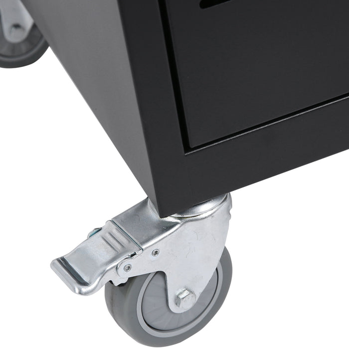 Mobile Charging Cart And Cabinet For Tablets Laptops 30 Device With Combination Lock