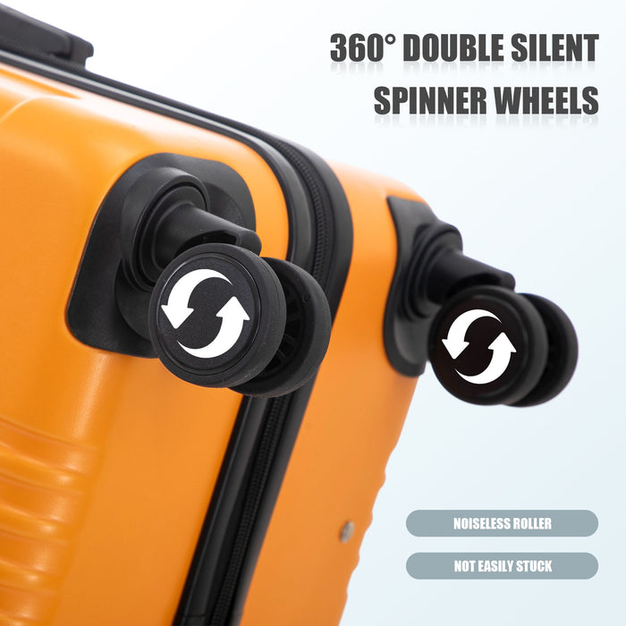 Spinner Luggage Set 20" / 24"/ 28", Lightweight Hard Shell With 360° Silent Wheels