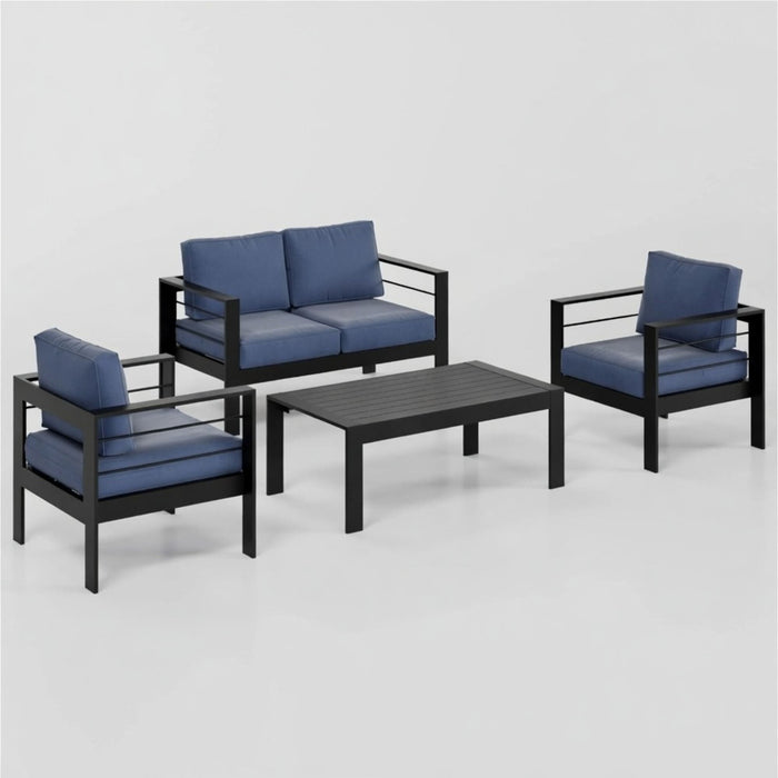 Outdoor Patio Set, All-Weather, Thick Cushions