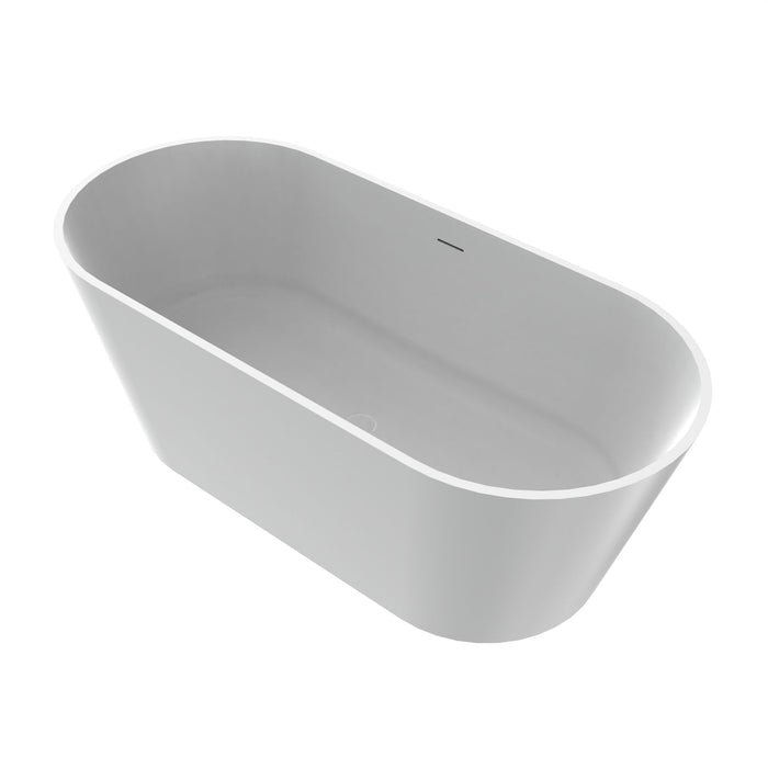 Solid Surface Freestanding Soaking Bathtub & Ergonomic Design
