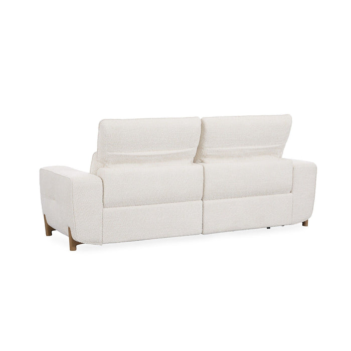 Darrow - Upholstered Power Recliner Sofa - White