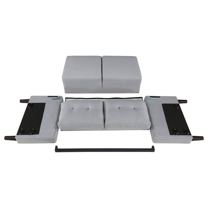 Harvey - Track Arm Tufted Sofa Set