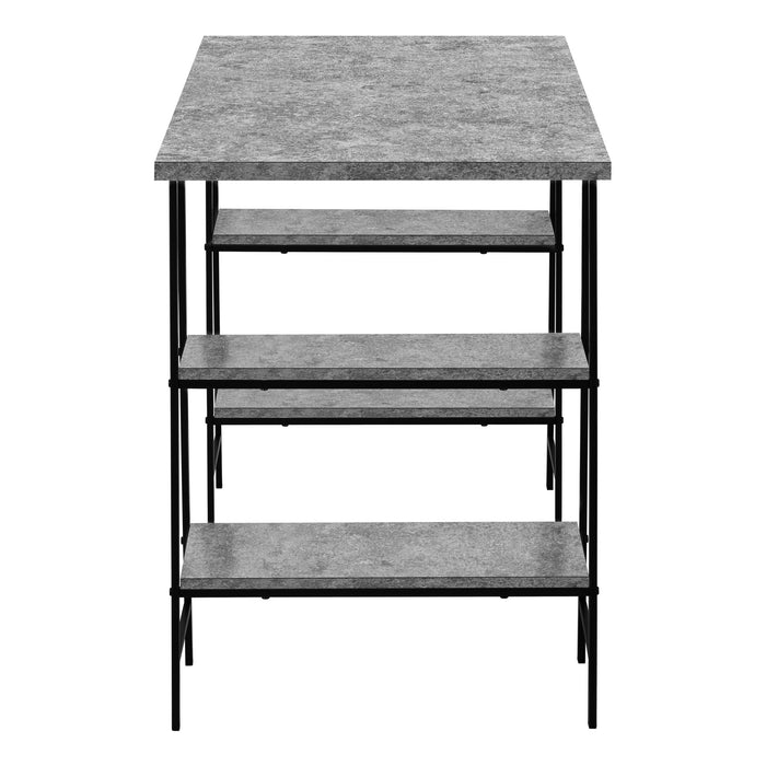 Computer Desk For Home Office, Laptop, Storage Shelves, Contemporary & Modern