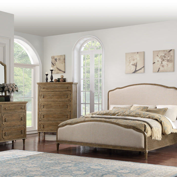 Interlude - 2 Drawers Nightstand - Sandstone Buff