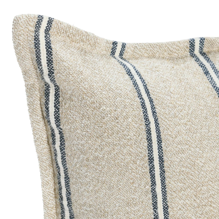 Delgada - 26" x 26" Pillow - Natural / Blue