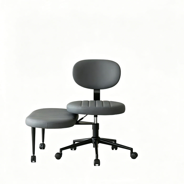 Ergonomic Cross Legged Office Chair With Back Support
