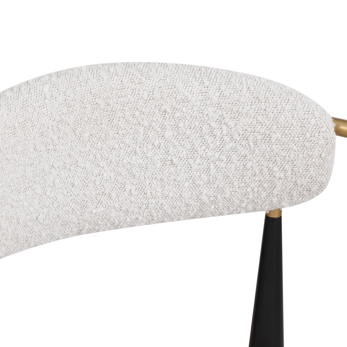 Upholstered Bar Stools With Backs For Kitchen Island (Set of 2) - Beige