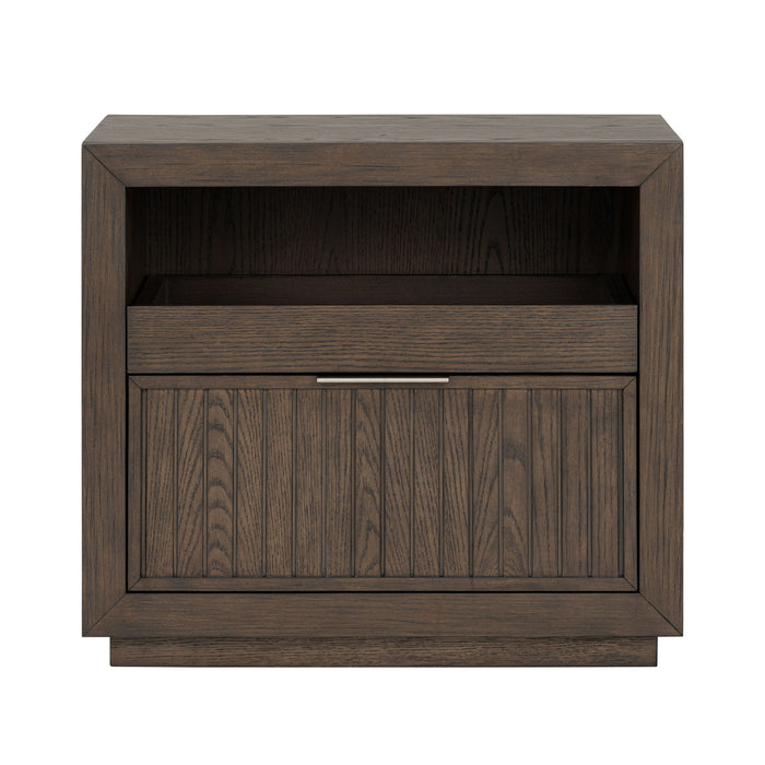Athens - Open Nightstand - Dark Brown