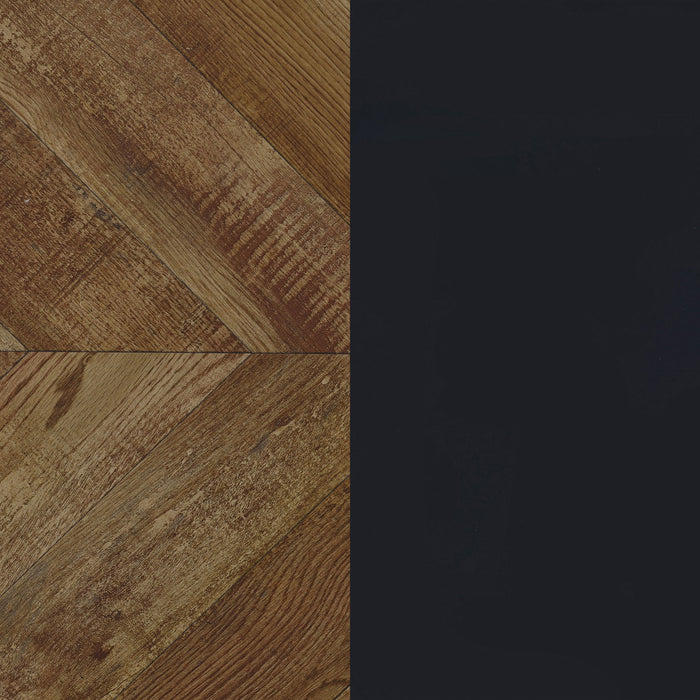 Herringbone - 3 Panel Screen - Brown