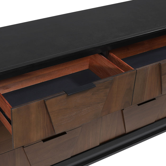Houston - 6 Drawer Dresser - Walnut