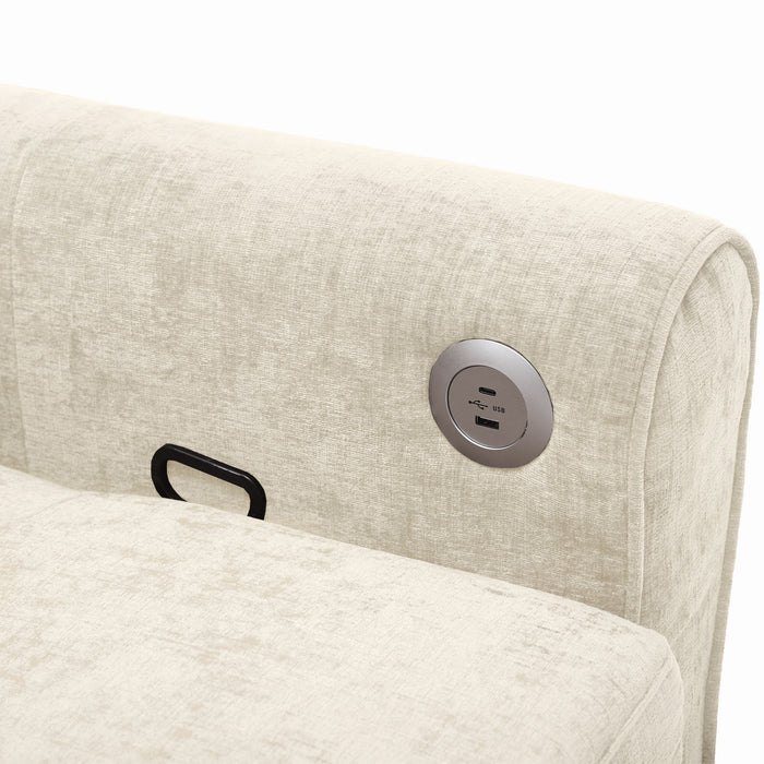 3 Seater Sofa Bed And Reversible Recliner