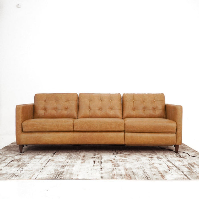 Christopher - Electric Inclining Sofa Left Facing - Tan