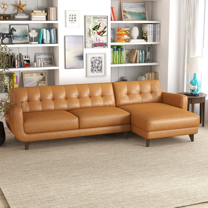 Christopher - Electric Inclining Sofa Left Facing - Tan