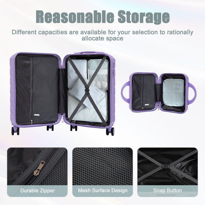 Spinner Luggage Set & Combination Lock