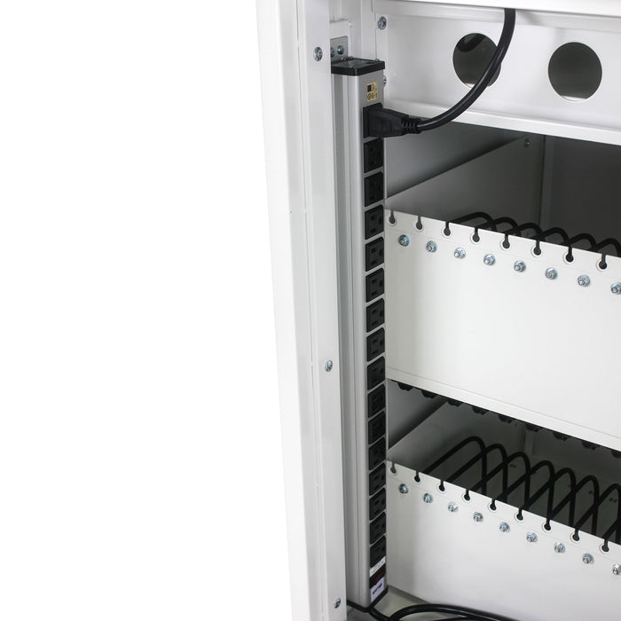 Mobile Charging Cart For Tablets Laptops 35, Device Capacity Matt Metal