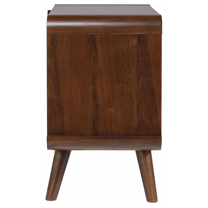 2 Drawer Nightstand - Walnut