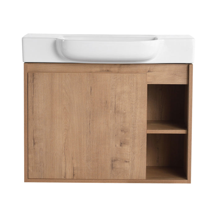 Wall Mounted Bathroom Vanity & Sink & Soft Close Door