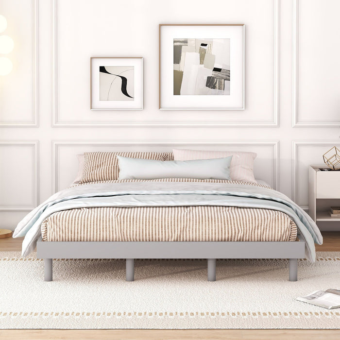 Modern Floating Platform Bed Frame