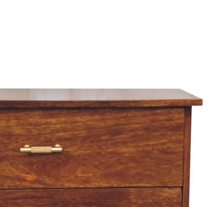 Agra - Bedside Table - Chestnut
