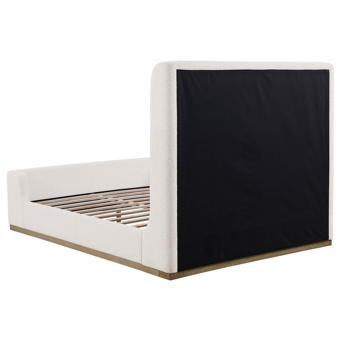 Vindra - Queen Sleigh Bed - Cream