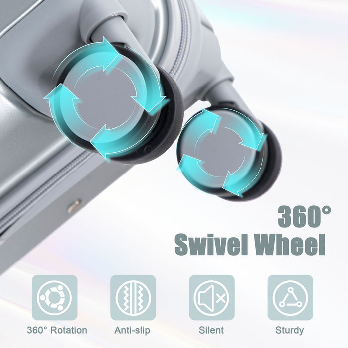 Spinner Luggage Set With Combination Lock