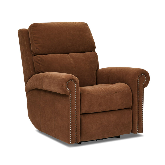 Bernard - Power Recliner With Power Headrest & Lumbar With Nailhed Trim