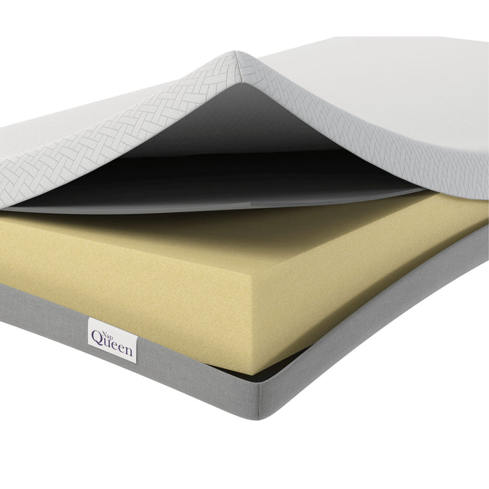 8" Memory Foam Mattress With Adaptive Foam Support And Breathable Cover
