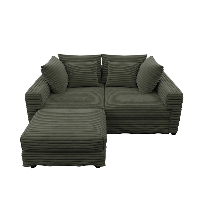 Modern Comfy Upholstered Sofa Cloud Couch & Deep Seat Couches