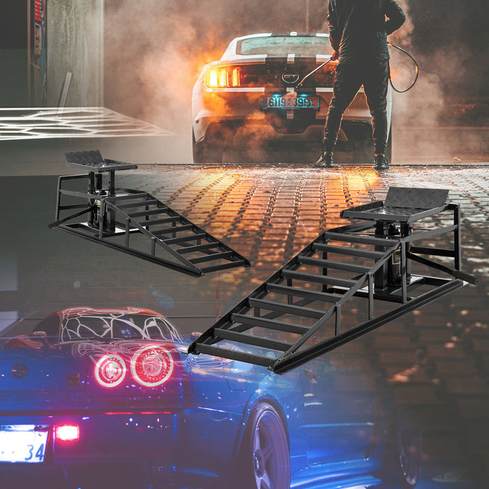 Suxidi - 5 Ton Auto Car Truck Service Ramps Lifts, Hydraulic Automotive Lift