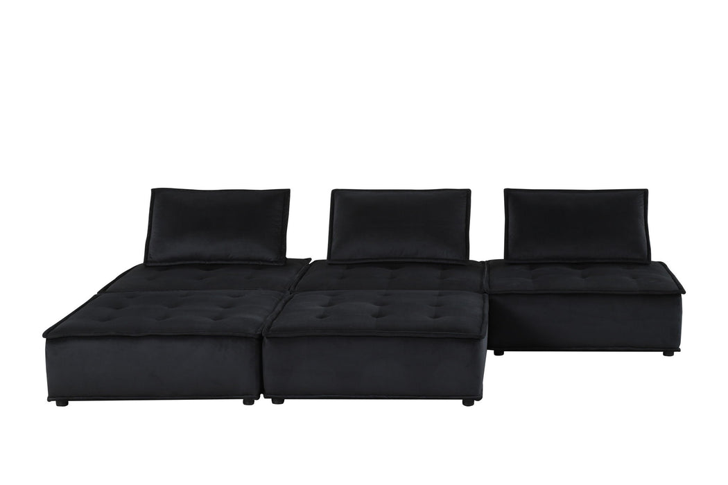 Anna - Velvet Modular Sofa