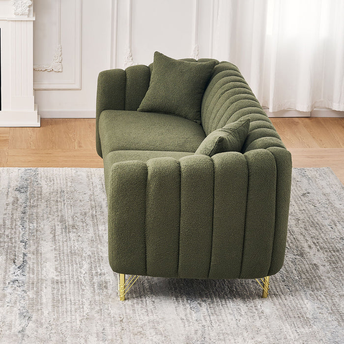 Oversized Sofa, Deep Tufted Couch