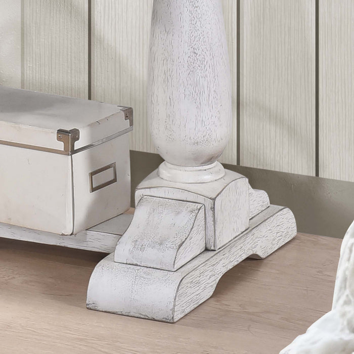 Farmhouse Retro Design Pedestal Sofa Tabe