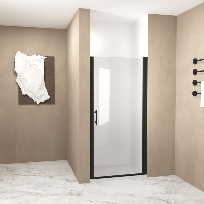 Shower Door With Glass And Explosion Proof Safety Film