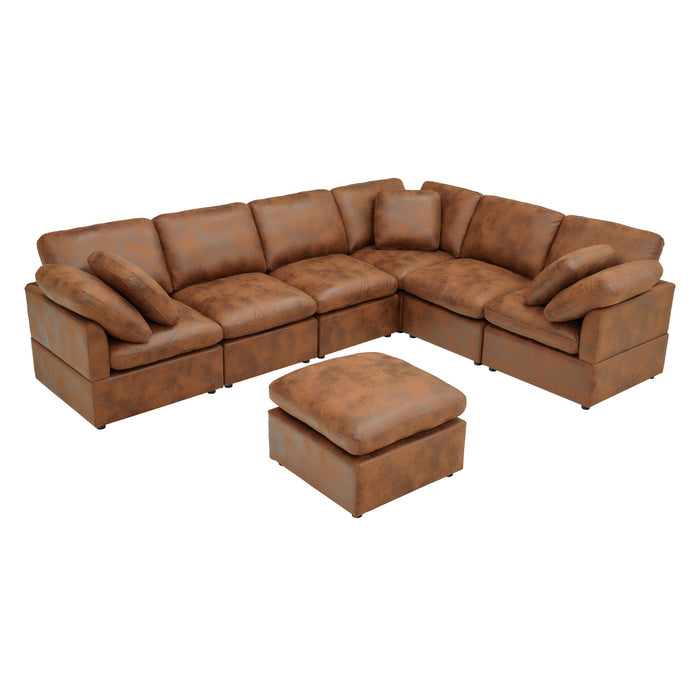 Deep Modular Cloud Sofa, Freely Configurable