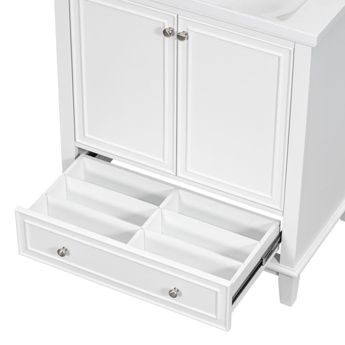 Modern Bathroom Vanity Base Only With Doors And Drawer